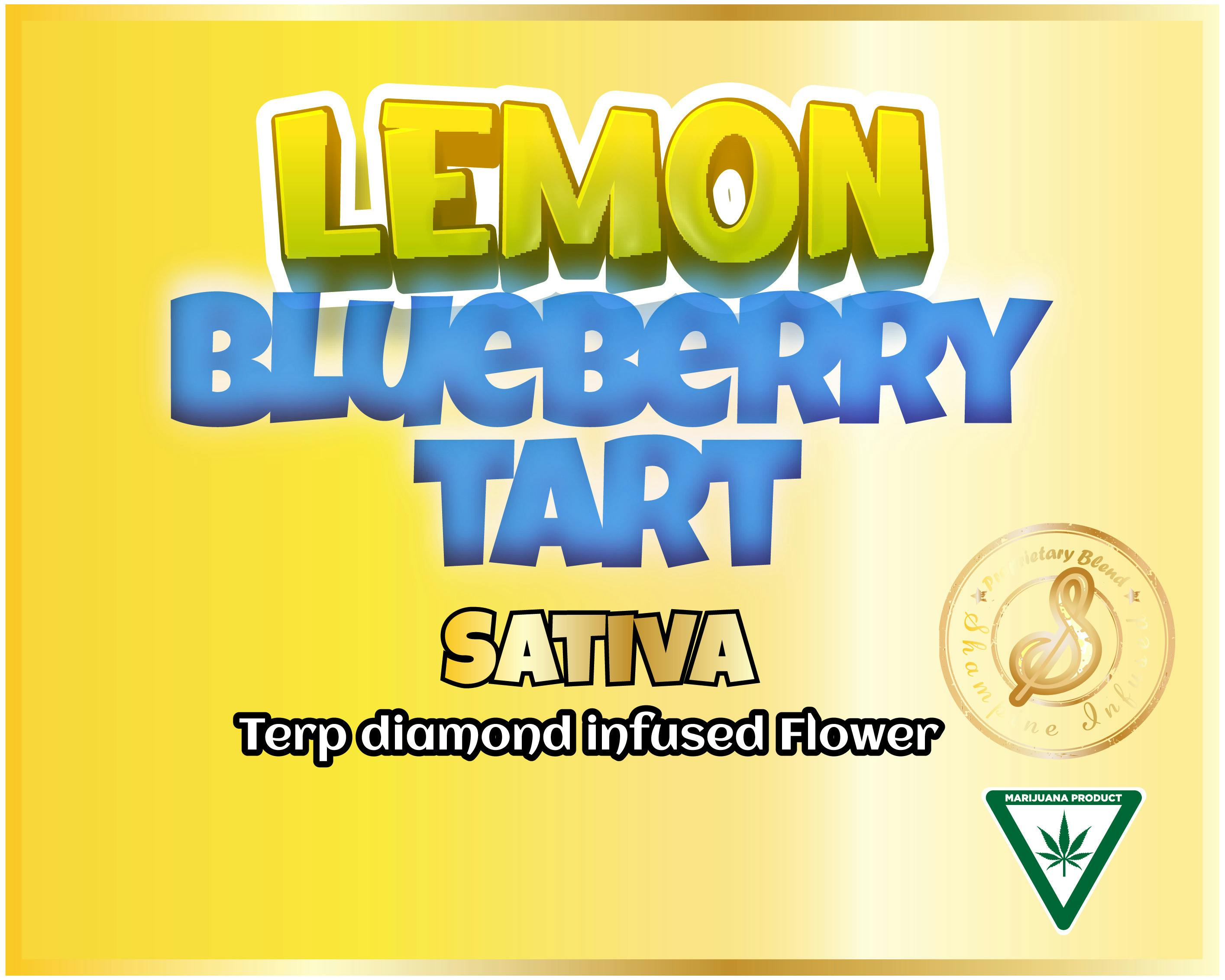 Shampine | Infused Flower | Lemon Blueberry Tart