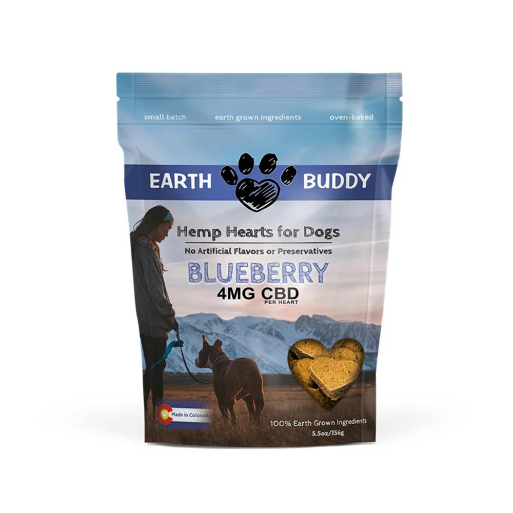 CBD Blueberry (4mg) | Earth Buddy - Hemp Hearts