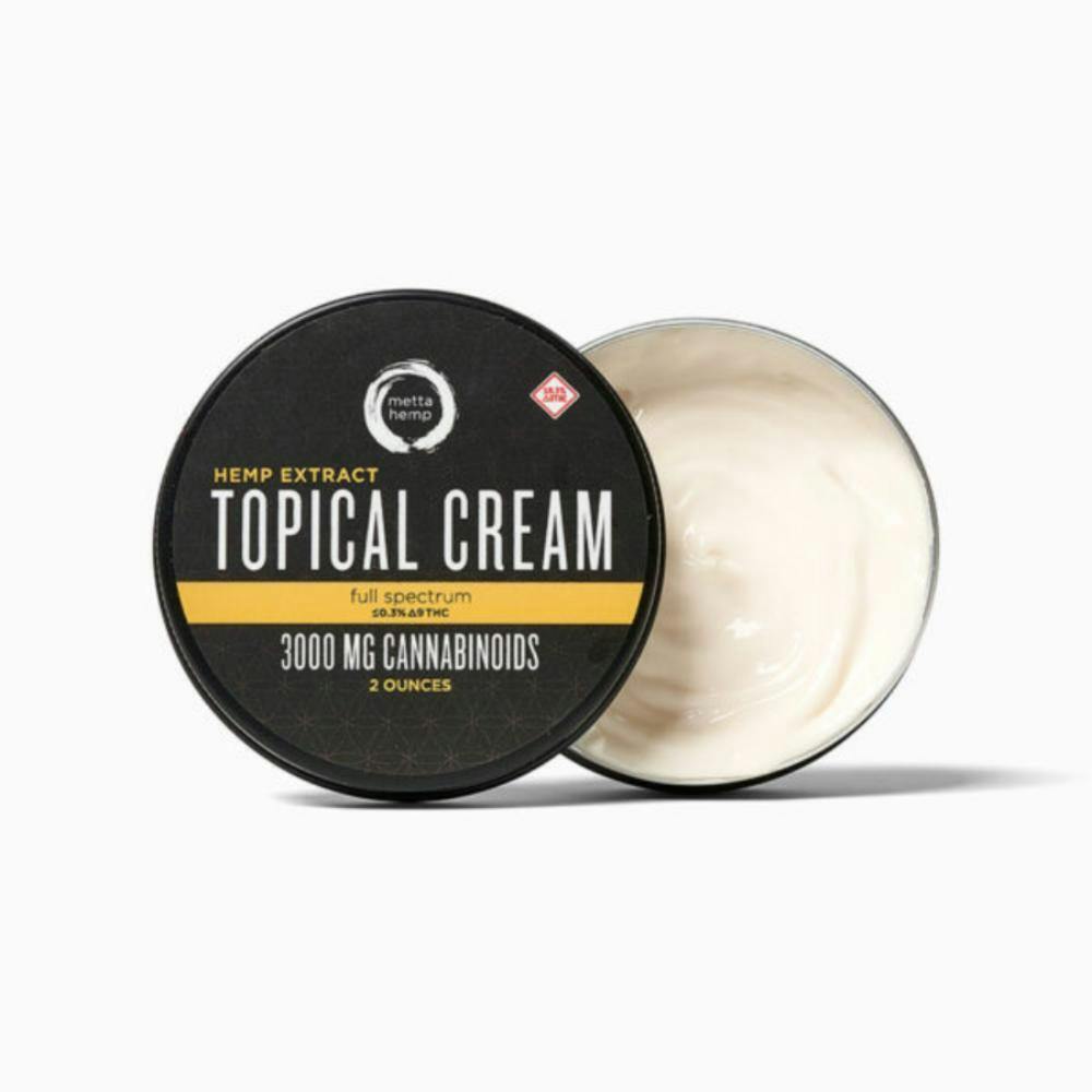Hemp [2oz] (3000mg) | Metta Hemp - Topical Cream