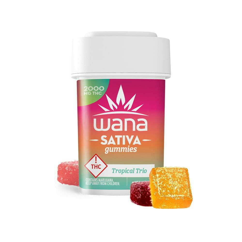 Tropical Trio [20pk] (2000mg) | Wana - Classic Gummies