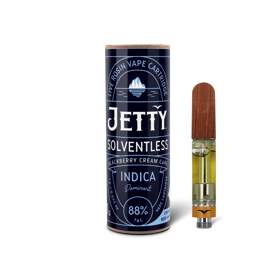 Blackberry Cream Cake | Jetty Extracts - Solventless Cartridge