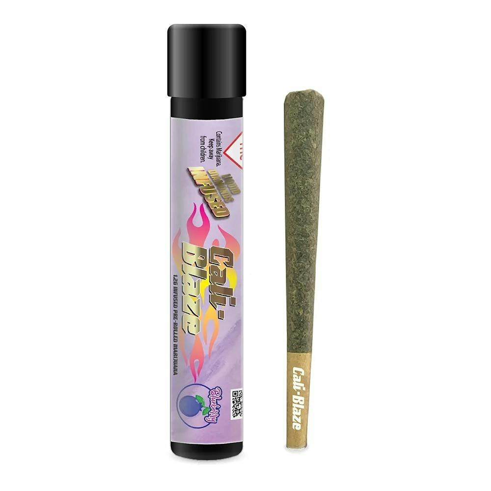 Blueberry (Lilac Diesel) [1.2g] | Cali-Blaze - Liquid Diamond Infused Pre Roll