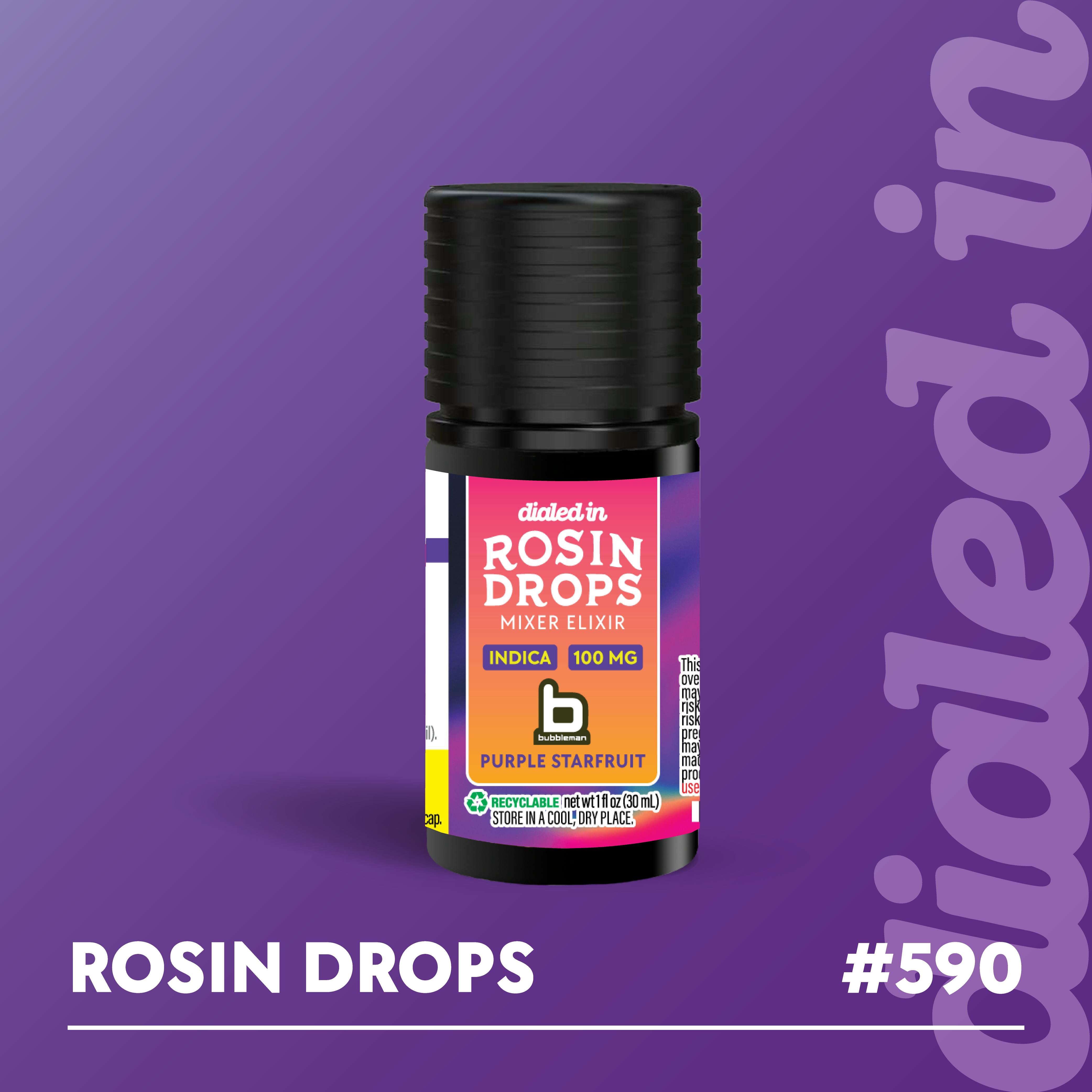 100mg - Purple Starfruit - Rosin Drops | Dialed In Gummies - Rosin Drops
