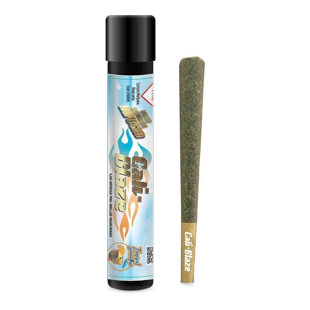 Tropical Smoothie (Starfire Cream) [1.2g] | Cali-Blaze - Liquid Diamond Infused Pre Roll
