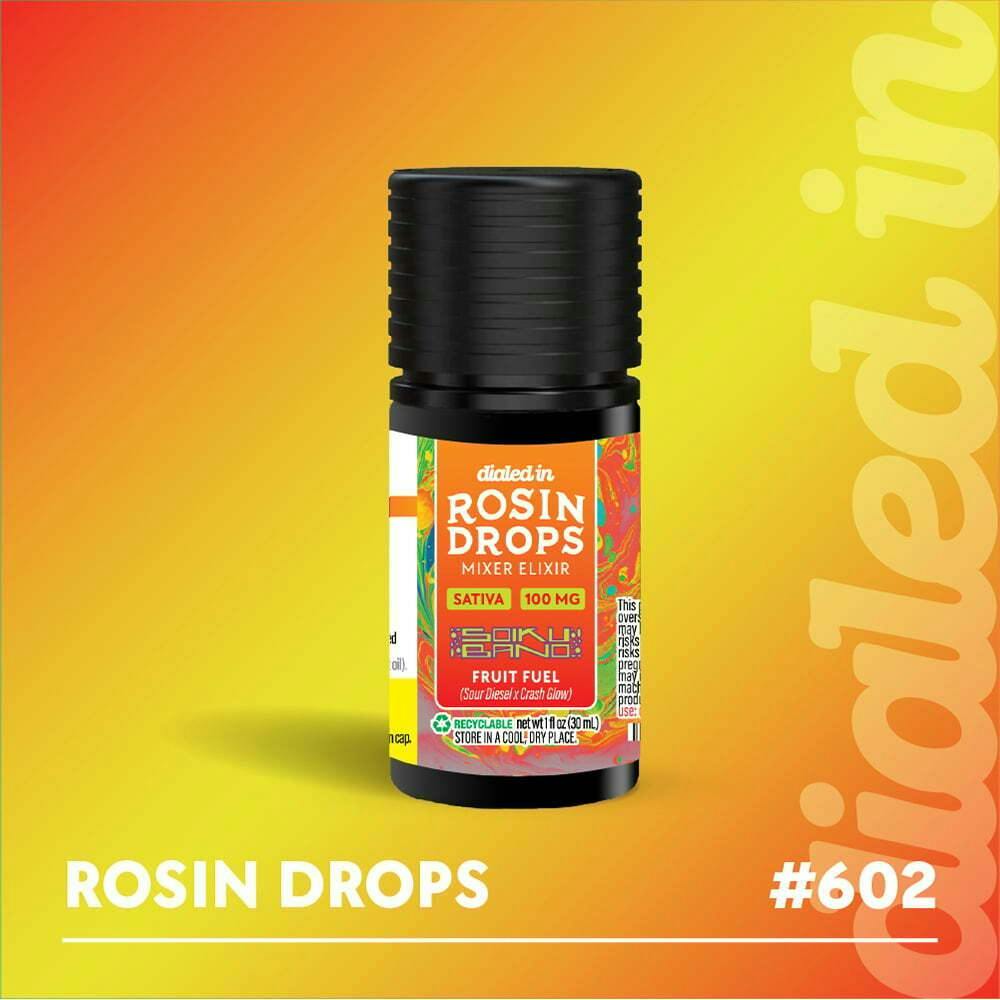 100mg - Fruit Fuel - Rosin Drops | Dialed In Gummies - Rosin Drops