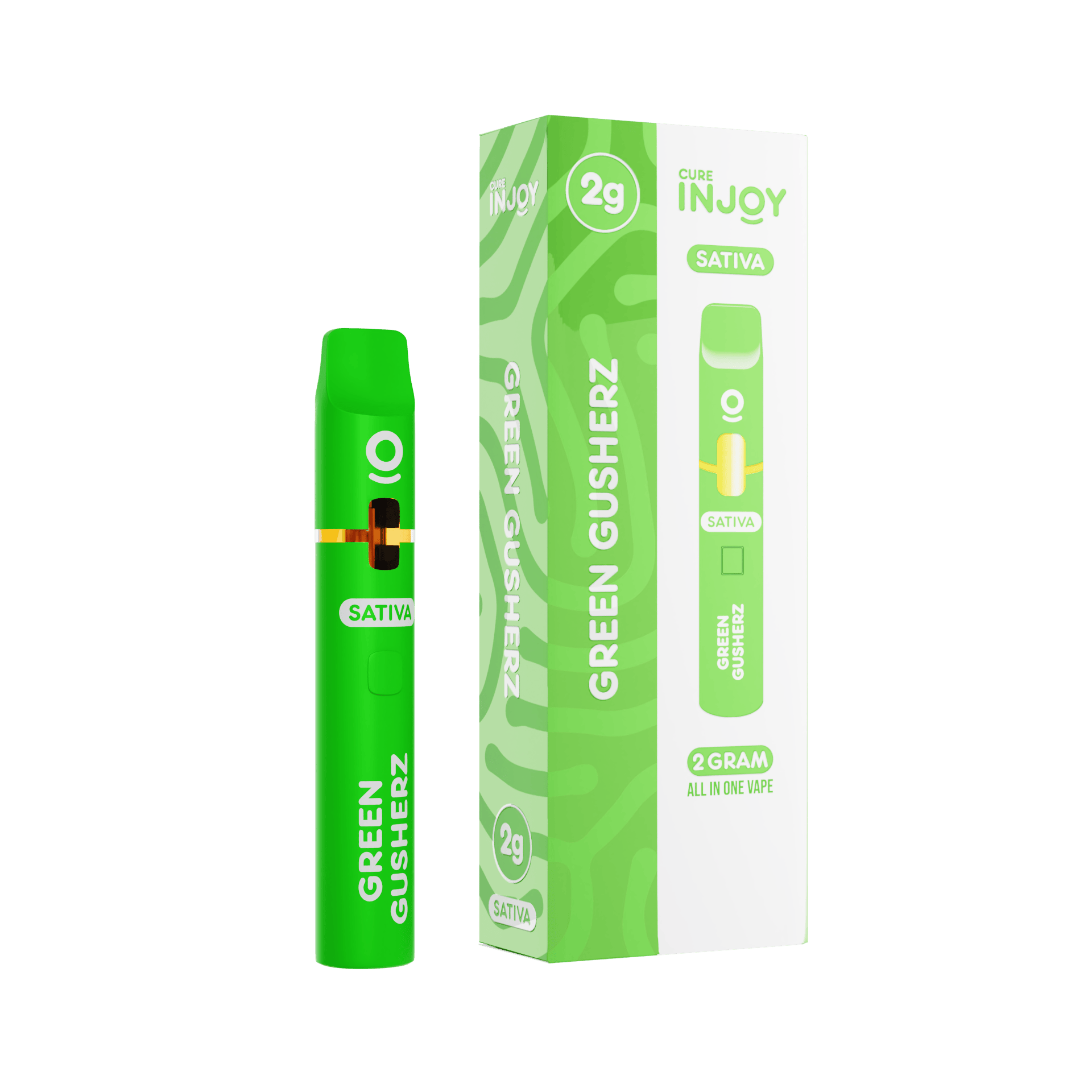 Cure Injoy - 2G Disposable - Green Gusherz
