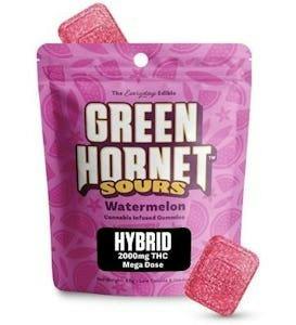 Green Hornet Sour Mega Dose Watermelon 2000mg cannabis product