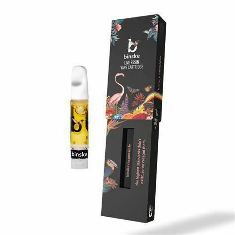 Binske - Live Resin Cartridge - 1g - - Tahiti Cake