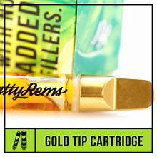 Natty Rems Gold Tip Live Resin Cartridge 1g - McFlurry