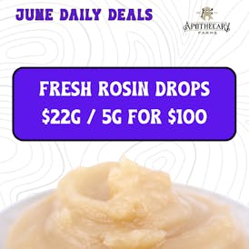 *June Rosin Drops $22; 5/$100*