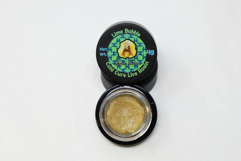 Lime Bubble Live Hash Rosin - Sativa 4g
