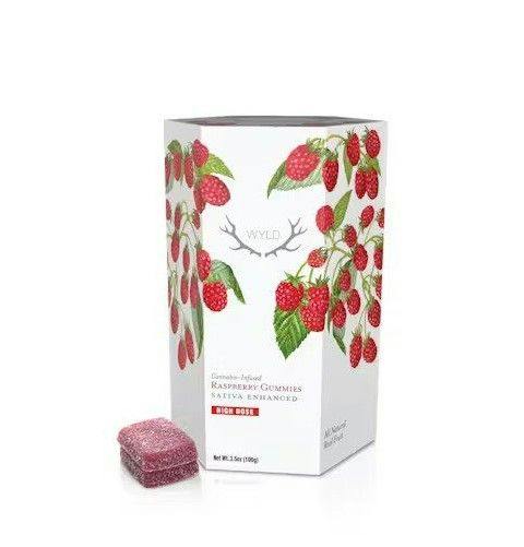 WYLD Raspberry 1000mg - 20pc box - Sativa