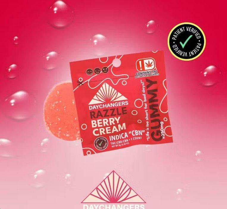 DAYCHANGERS - SINGLE - Razzle Berry Cream - INDICA CBN - 250mg