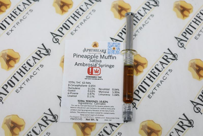 Pineapple Muffin Ambrosia Live Resin Syringe - Sativa 2g