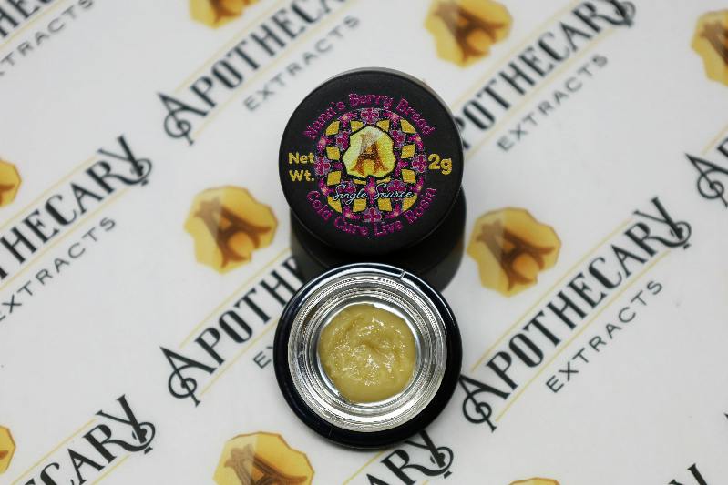 Nana's Berry Bread Live Hash Rosin - Indica 1g
