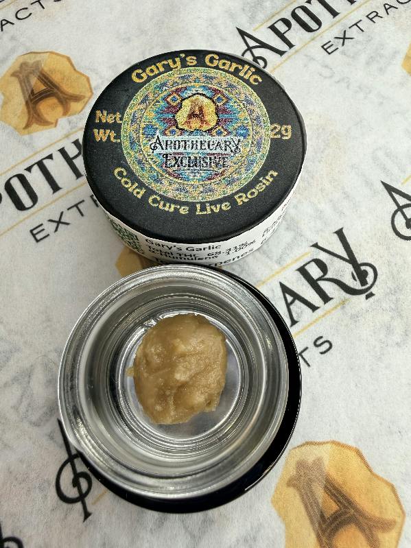 Gary's Garlic Live Hash Rosin - Indica 2g