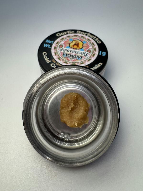 Garlic Sorbetto Live Hash Rosin - Indica 1g