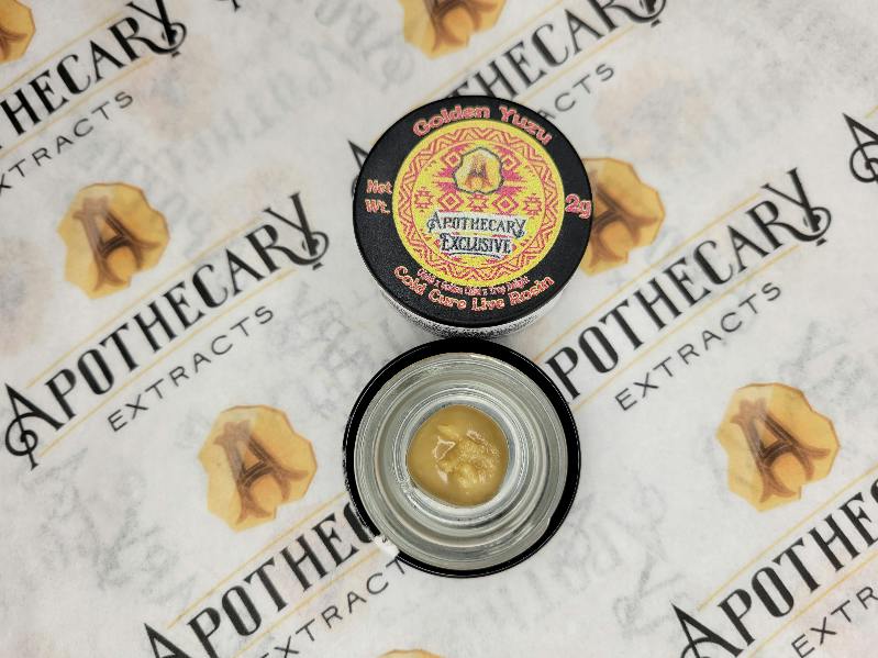 Golden Yuzu Live Hash Rosin - Sativa 2g
