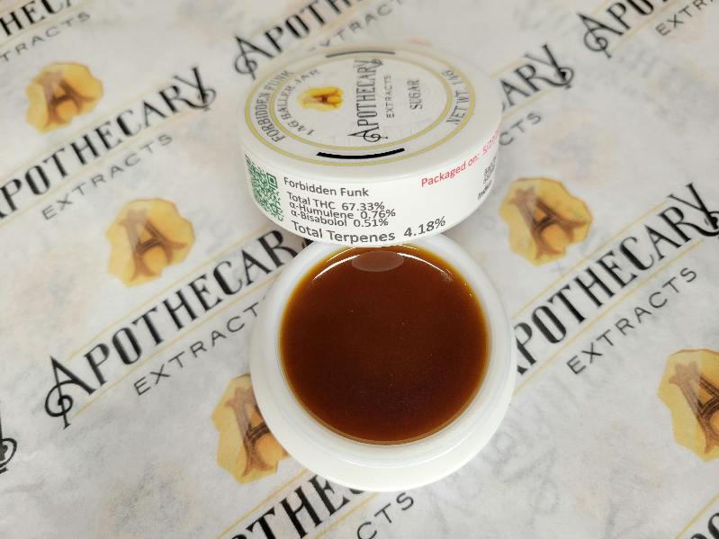 Forbidden Funk Sugar - Indica 14g cannabis product