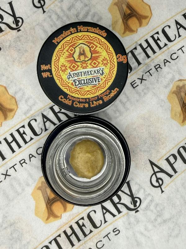 Mandarin Marmalade Live Hash Rosin - Sativa 2g