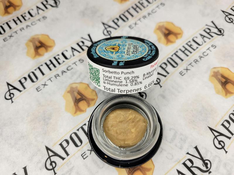 Sorbetto Punch Live Hash Rosin - Indica 1g