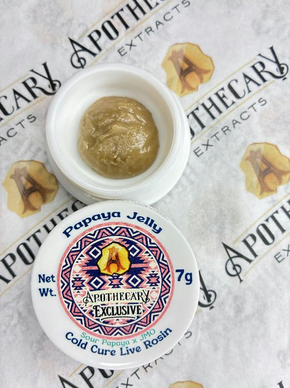 Papaya Jelly Live Hash Rosin - Indica 7g