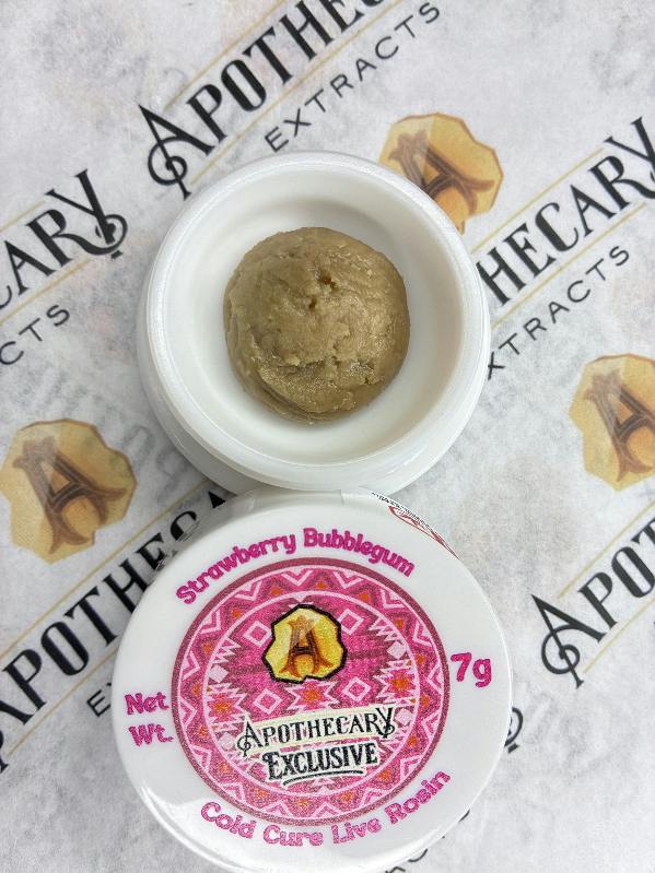 Strawberry Bubblegum Live Hash Rosin - Indica 7g