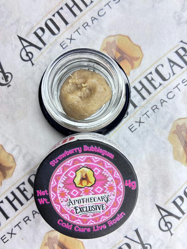 Strawberry Bubblegum Live Hash Rosin - Indica 4g