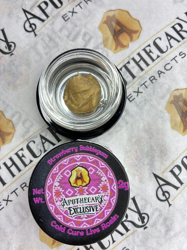 Strawberry Bubblegum Live Hash Rosin - Indica 2g