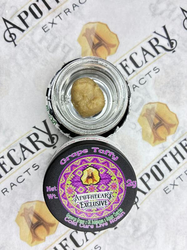 Grape Taffy Live Hash Rosin - Indica 2g