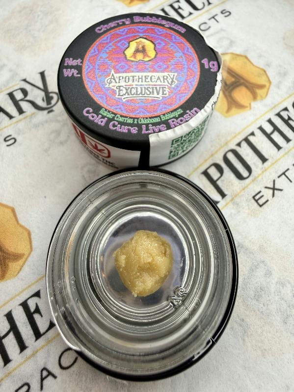 Cherry Bubblegum Live Hash Rosin - Indica 1g