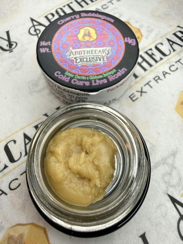 Cherry Bubblegum Live Hash Rosin - Indica 4g