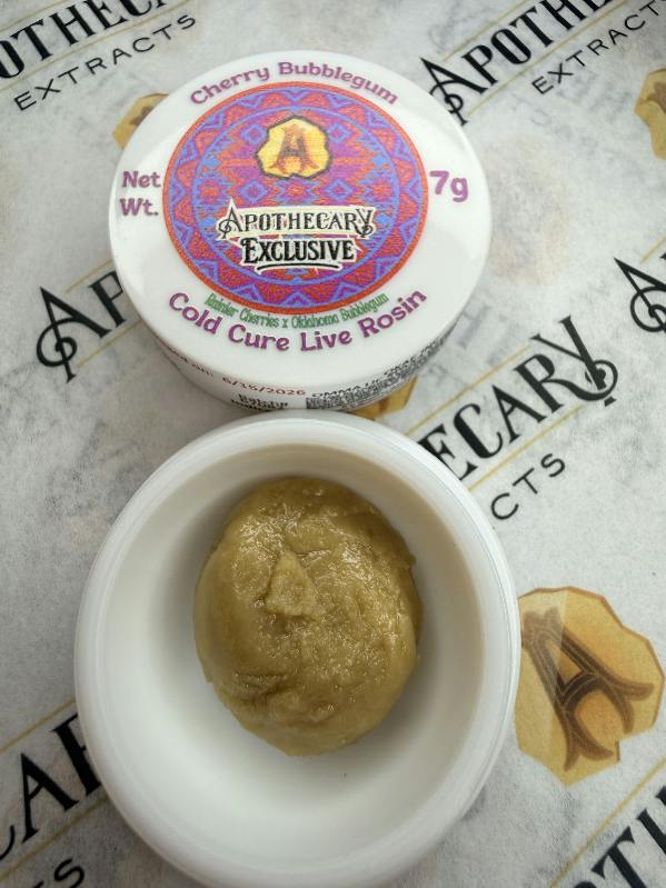 Cherry Bubblegum Live Hash Rosin - Indica 7g