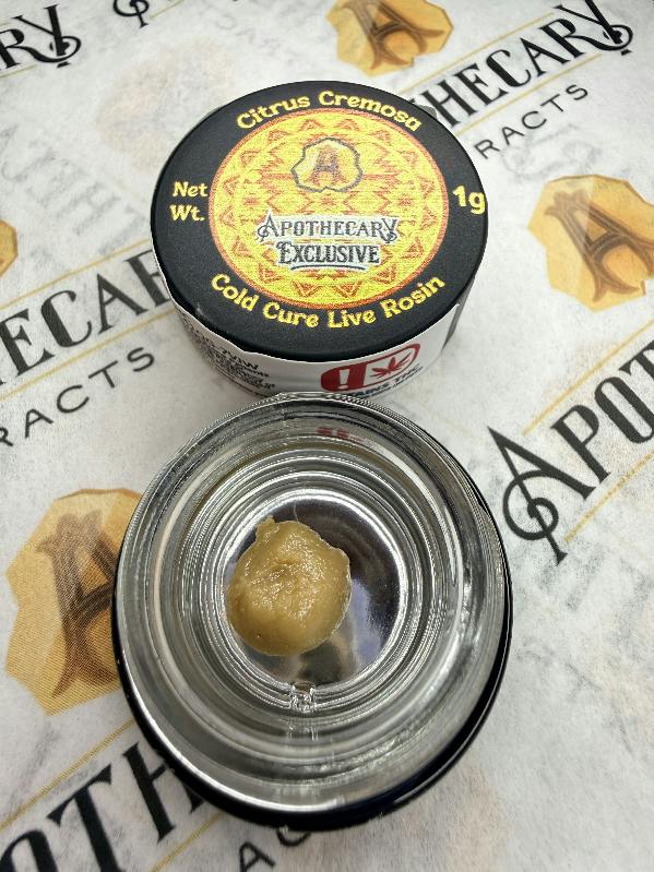Citrus Cremosa Live Hash Rosin - Sativa 1g