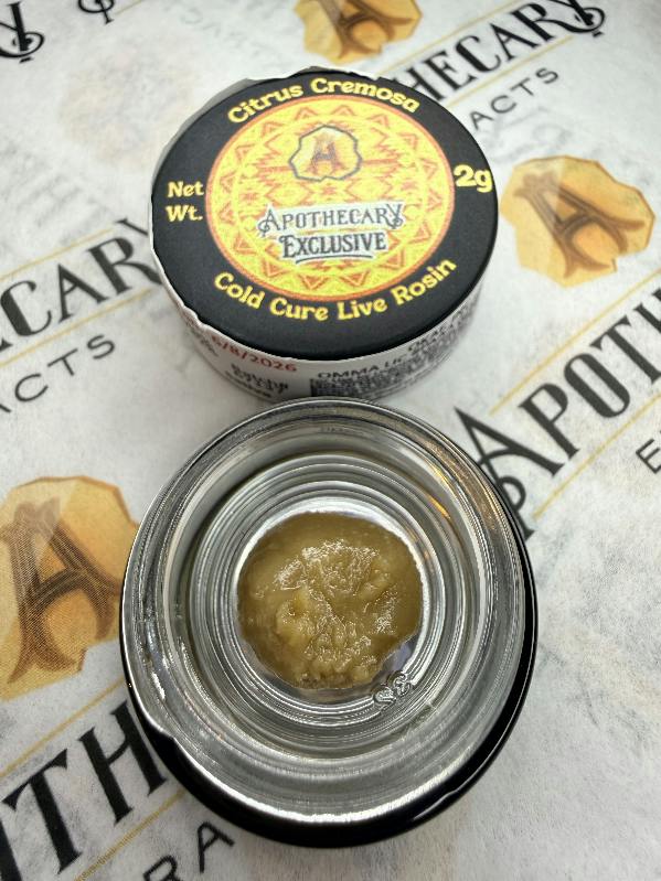 Citrus Cremosa Live Hash Rosin - Sativa 2g