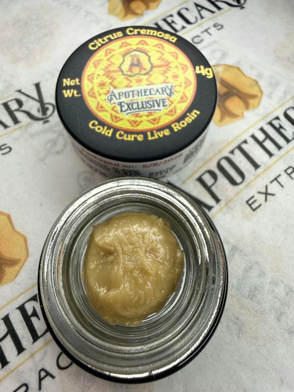 Citrus Cremosa Live Hash Rosin - Sativa 4g