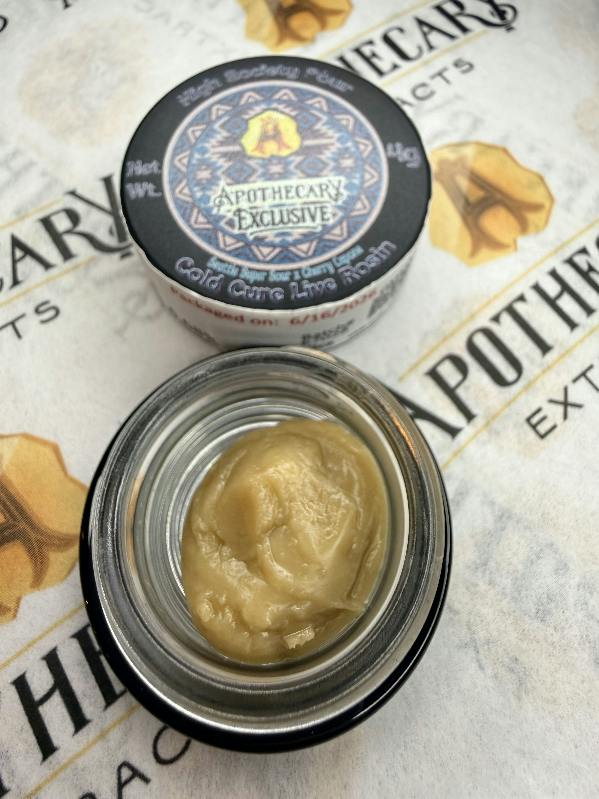*NEW* High Society Sour Live Hash Rosin - Indica 4g
