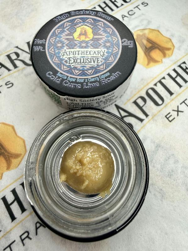 *NEW* High Society Sour Live Hash Rosin - Indicia 2g
