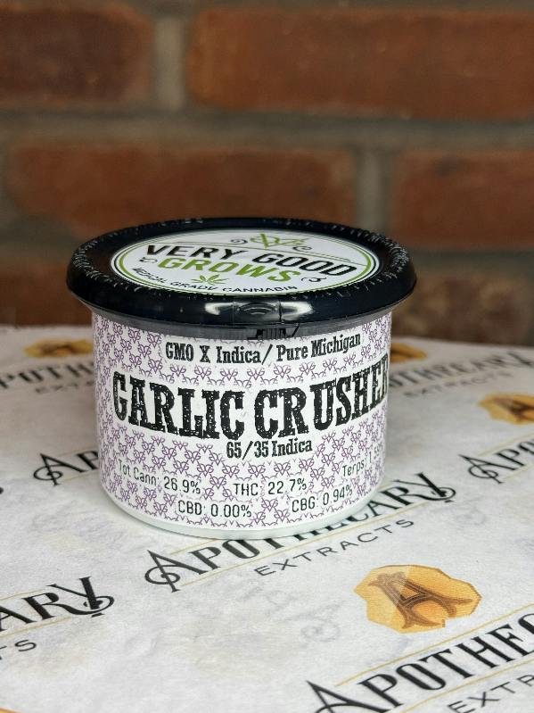 Very Good Grows Garlic Crusher Tier 1 Flower - Indica 4g