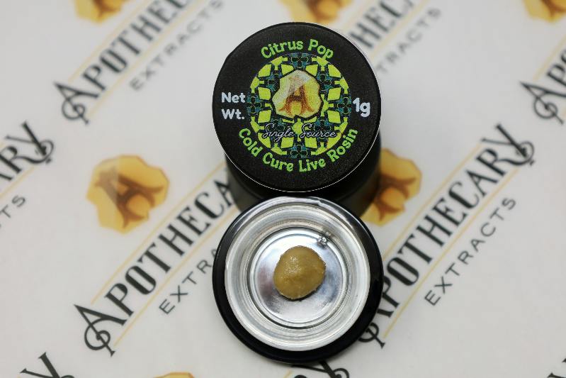 Citrus Pop Live Hash Rosin - Sativa 1g