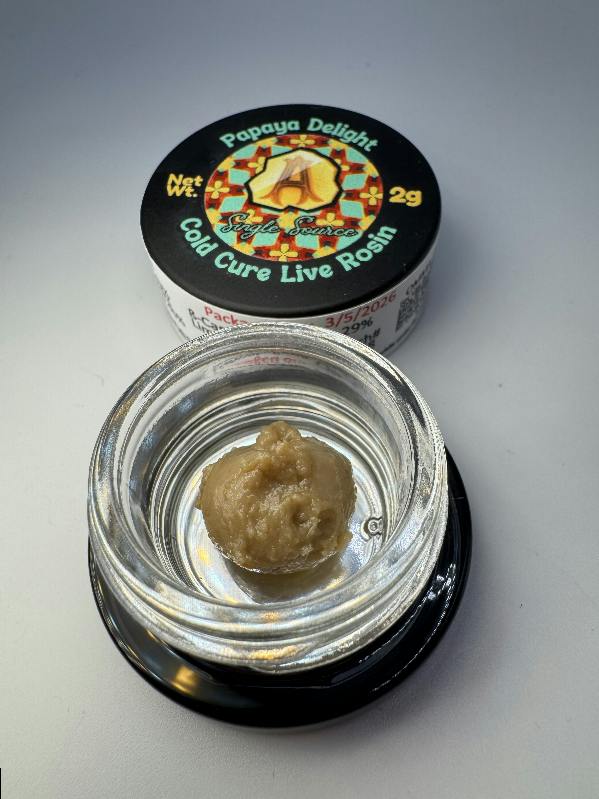 Papaya Delight Live Hash Rosin - Sativa 2g