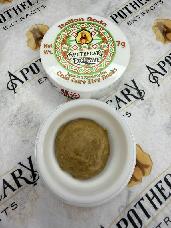 Italian Soda Live Hash Rosin - Sativa 7g
