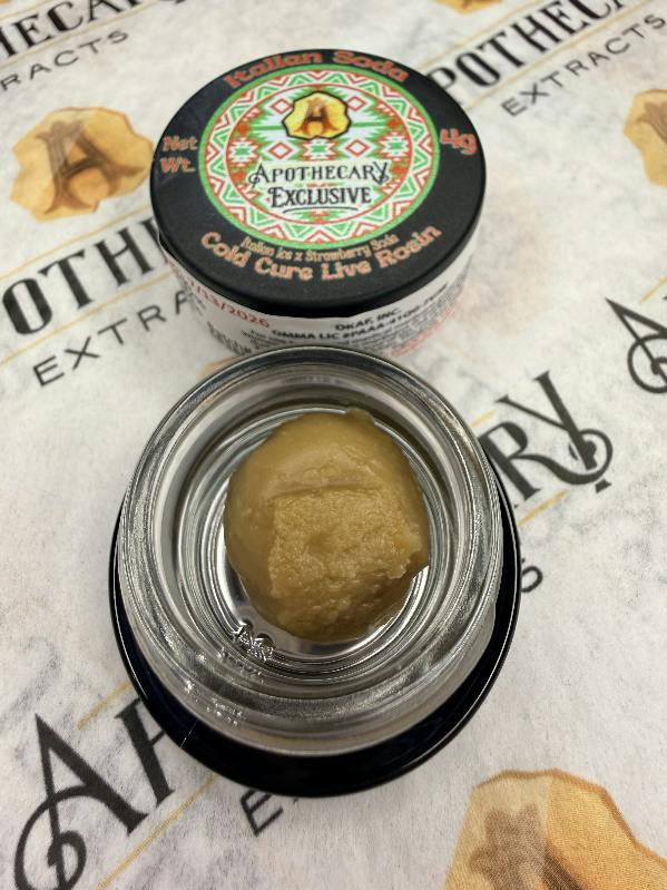 Italian Soda Live Hash Rosin - Sativa 4g