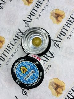 *NEW* Columbian Cream Live Hash Rosin - Sativa 1g