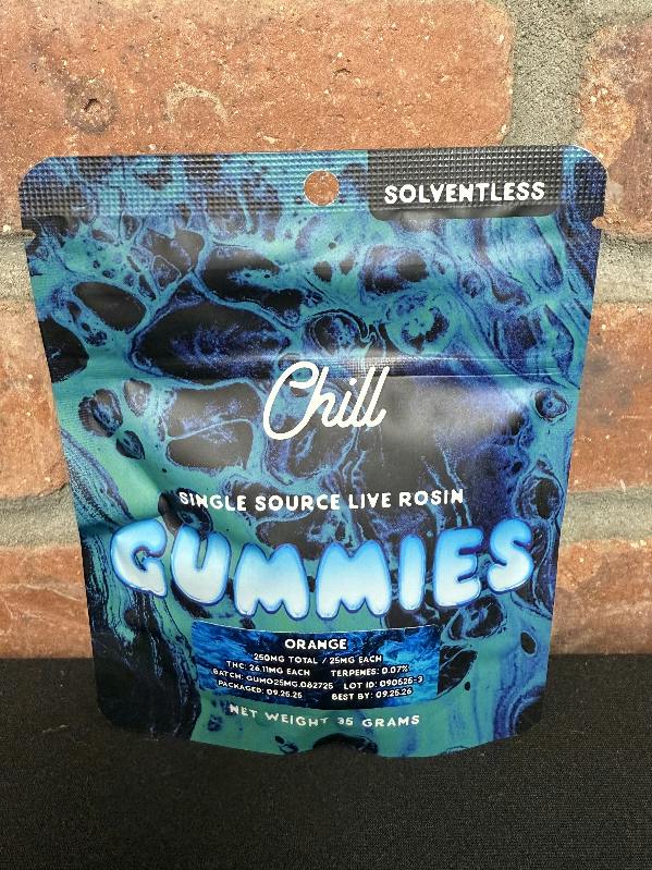 Chill - Edibles (Weight) - Live Rosin - Orange - 250mg