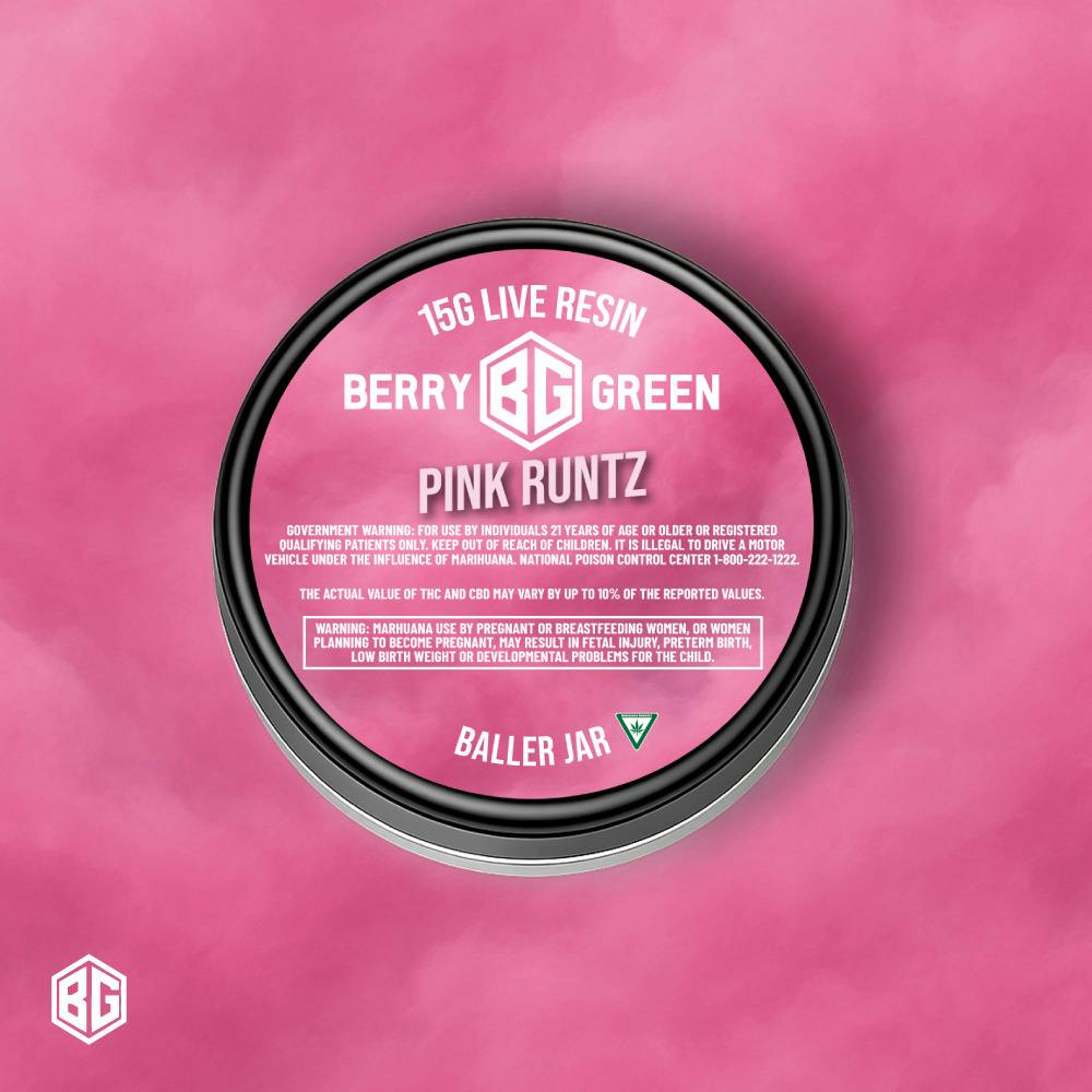 Berry Green | 15g Live Resin | Pink Runtz
