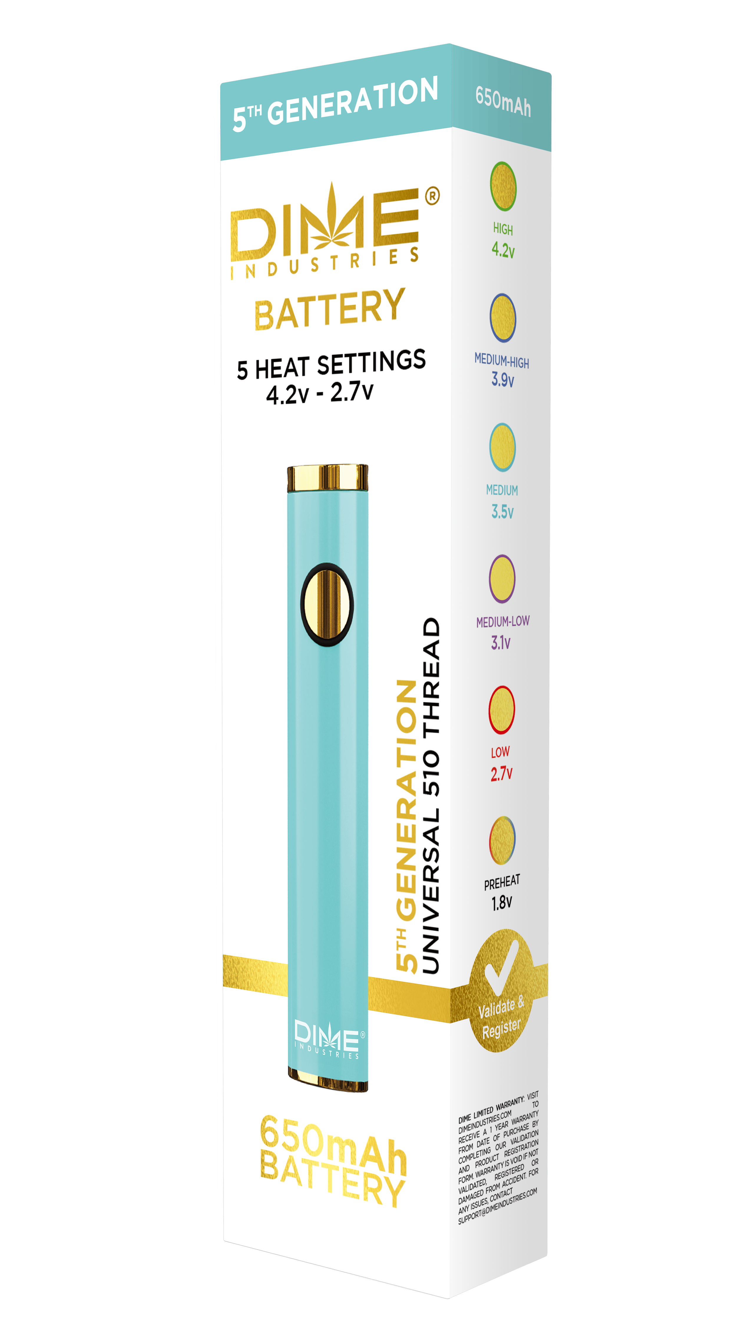 Dime - Blue Battery V5.0 by Dime