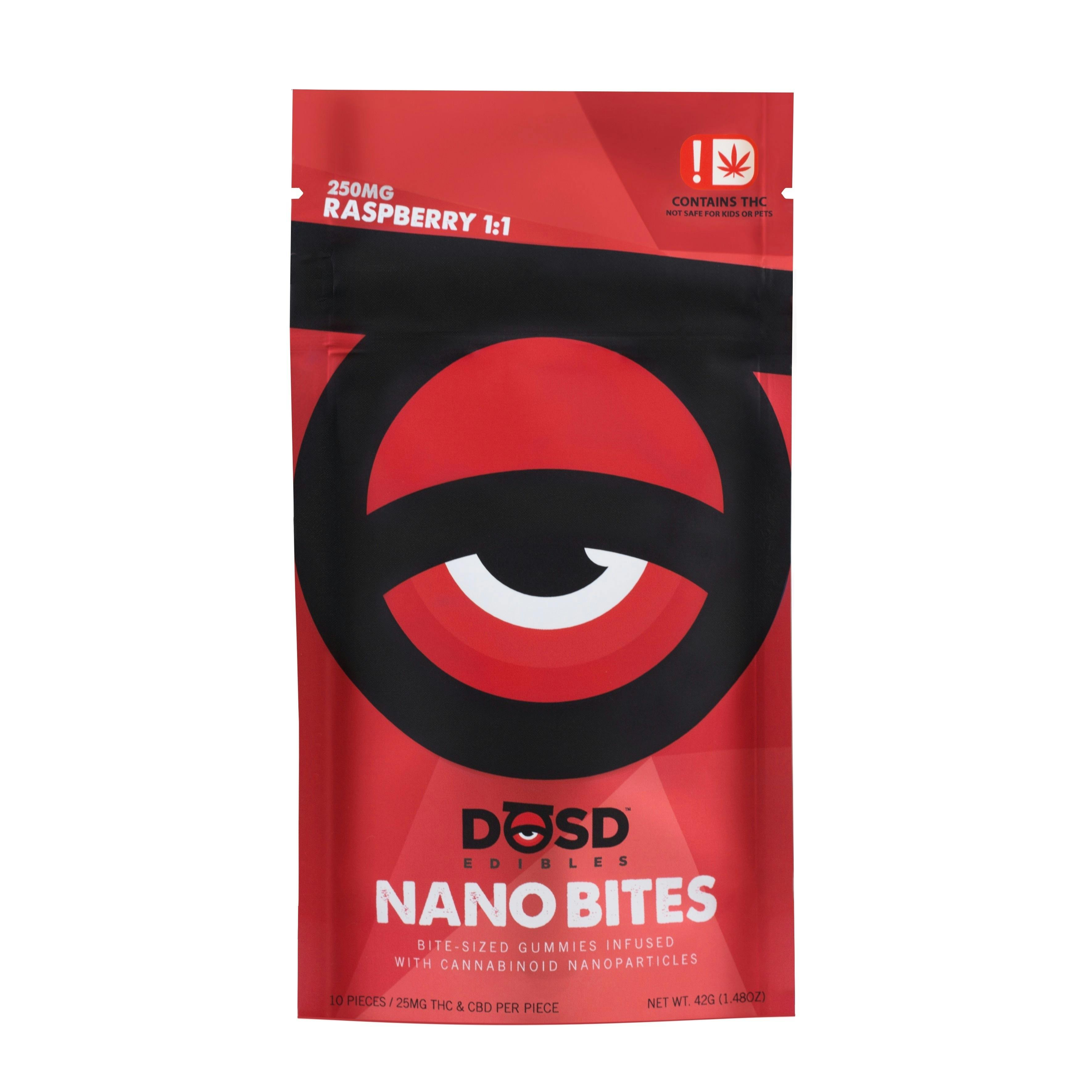 DOSD - Red Raspberry - Sativa 1:1 - 250mg by DOSD