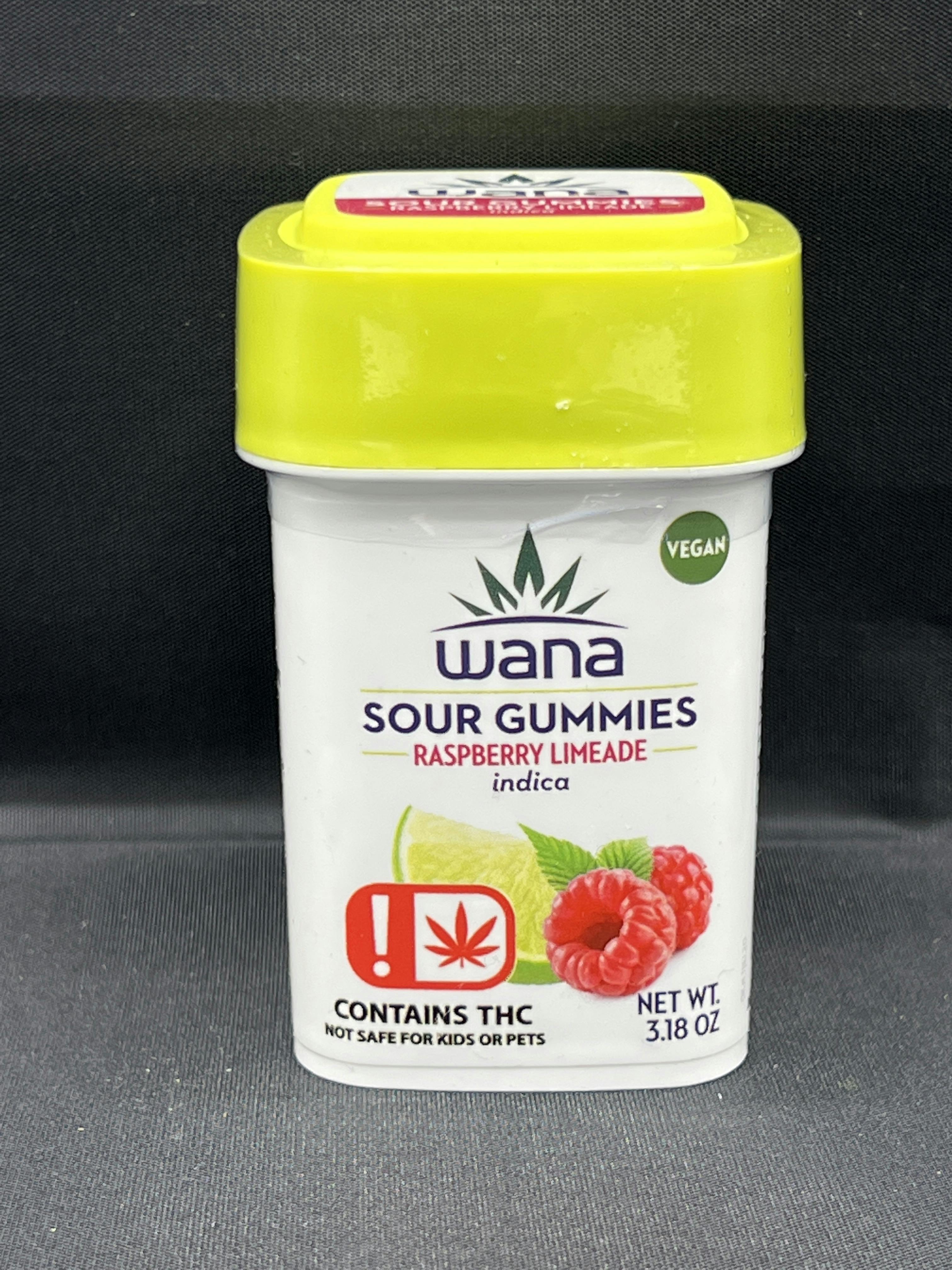 Wana - Raspberry Limeade 1000mg Indica