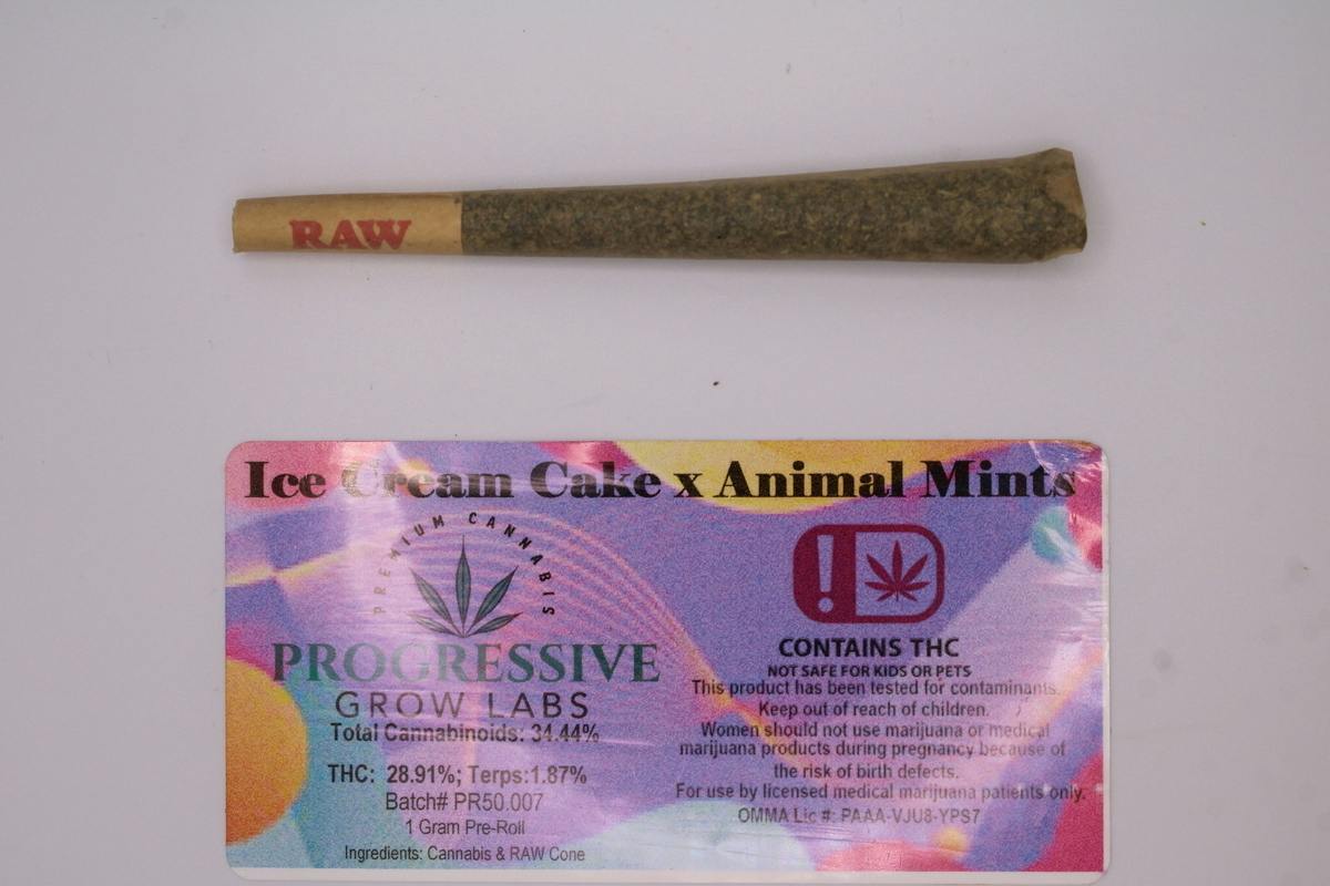 P.G.L. - Ice Cream Cake x Animal Mints 1g Pre-Rolls